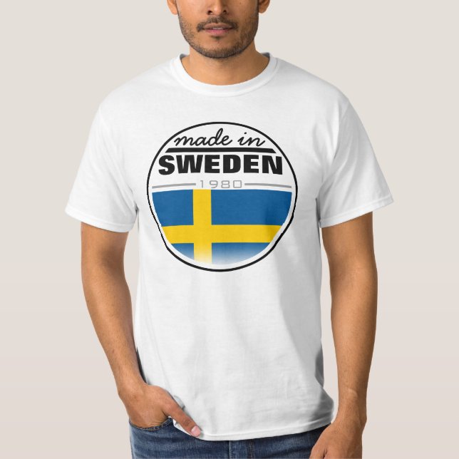 Made in ..."Sweden" T-Shirt (Front)