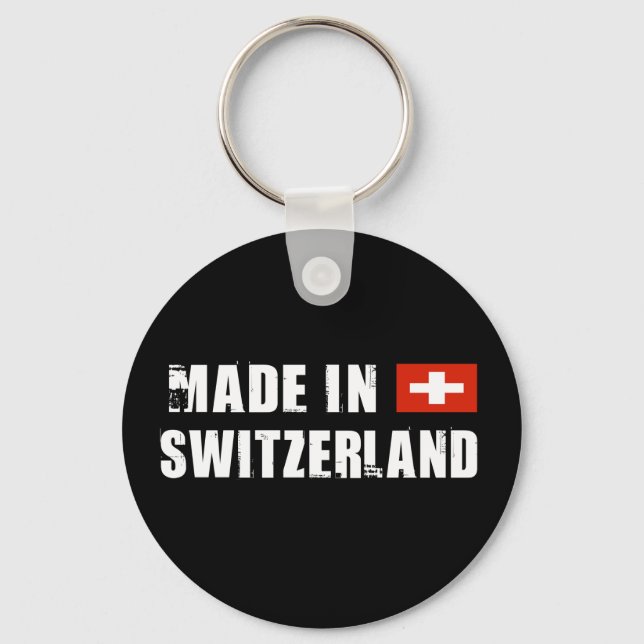 Made in Switzerland Key Ring (Front)