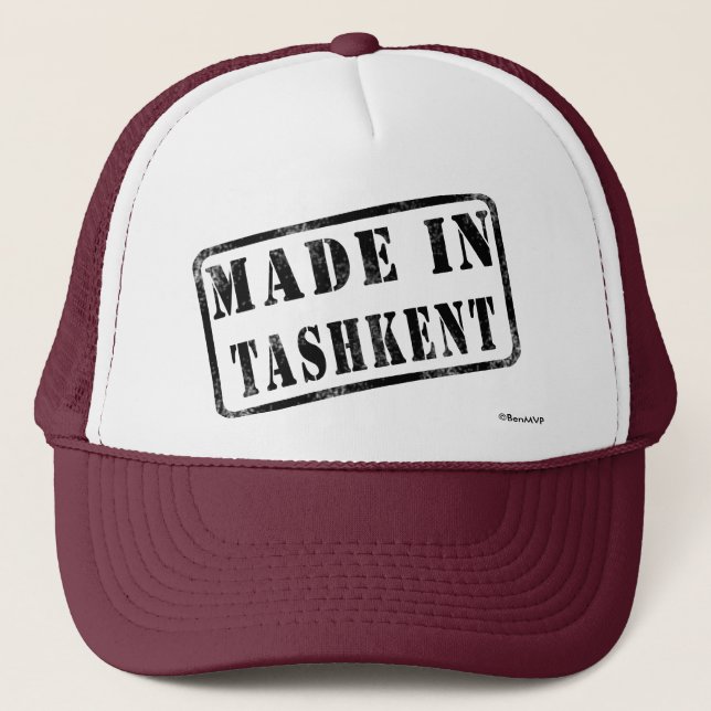 Made in Tashkent Trucker Hat (Front)