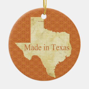 Made in Texas Baby's 1st Christmas Photo Ornament