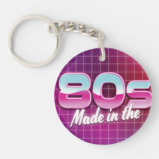 Made in the 80s magnet key ring (Front)