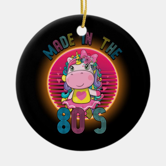 Made In The 80's My Little Pony Moonstone Ceramic Tree Decoration (Front)