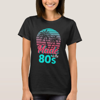 Made In The 80s Vaporwave Sunset Retro Party Costu T-Shirt