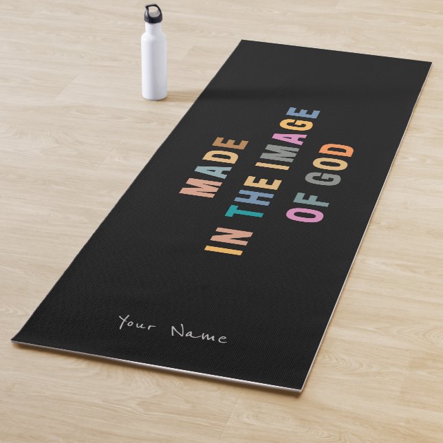 Made in the image of God Bible Custom Yoga Mat (In Situ)