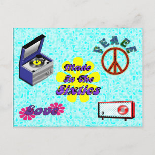 Made In The Sixties Postcard