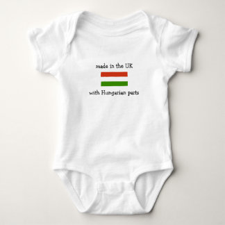 made in the UK with Hungarian parts Baby Bodysuit
