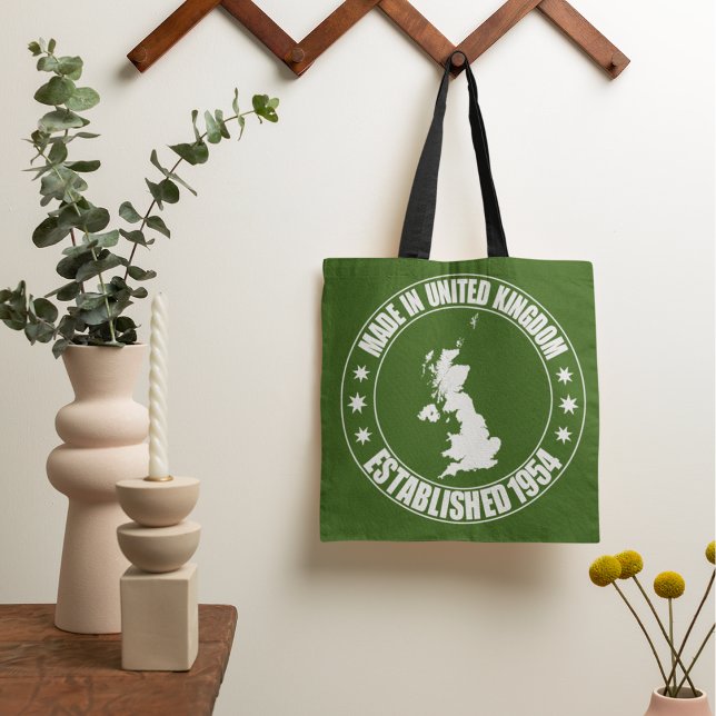 Made In The United Kingdom 1954 Tote Bag (Creator Uploaded)