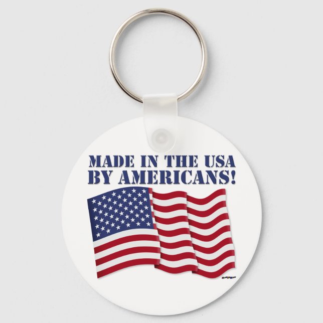 MADE IN THE USA BY AMERICANS! KEY RING (Front)