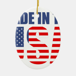 made in the usa ceramic tree decoration