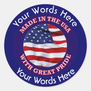 Made In The USA Custom Sticker
