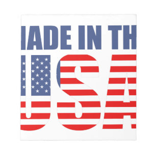 made in the usa notepad