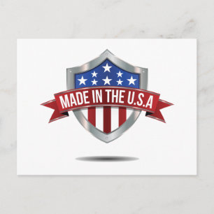 Made in the usa postcard