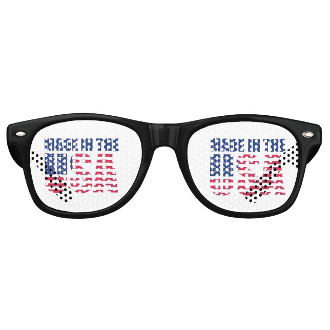 Made in the USA Retro Sunglasses (Front)