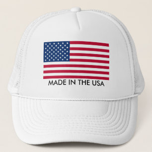 Made in the USA with Flag Trucker Hat