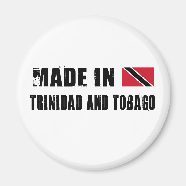 Made in Trinidad and Tobago Magnet (Front)