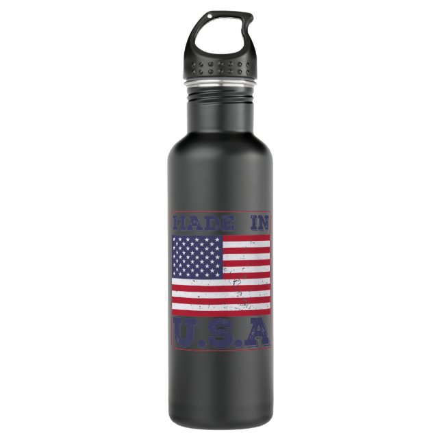 Made in U.S. USA 710 Ml Water Bottle (Front)