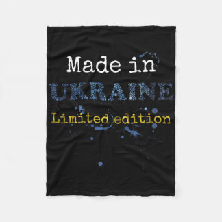 Made In Ukraine Shirt Limited Edition - Vintage Uk Fleece Blanket
