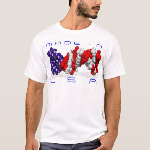 Made in USA DNA? - text is customisable T-Shirt