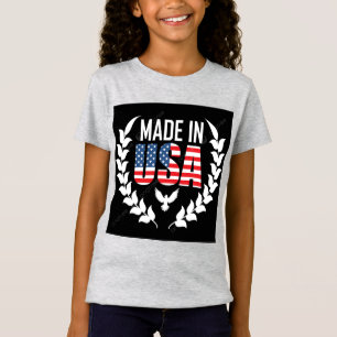 Made in USA girls T-Shirt