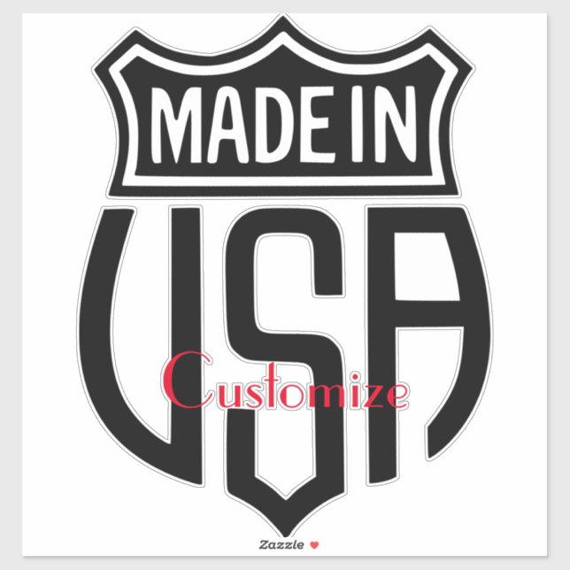 Made in USA Sign Thunder_Cove (Sheet)