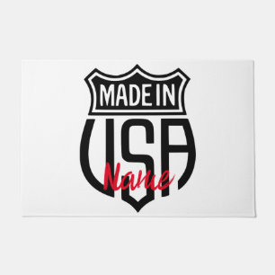 Made in USA Sign Thunder_Cove Doormat