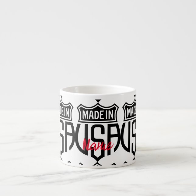 Made in USA Sign Thunder_Cove  Espresso Cup (Front)