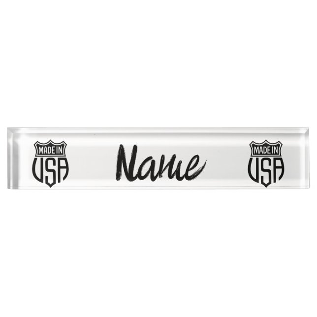 Made in USA Sign Thunder_Cove  Nameplate (Front)