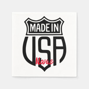 Made in USA Sign Thunder_Cove Napkin
