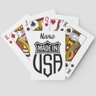 Made in USA Sign Thunder_Cove  Playing Cards