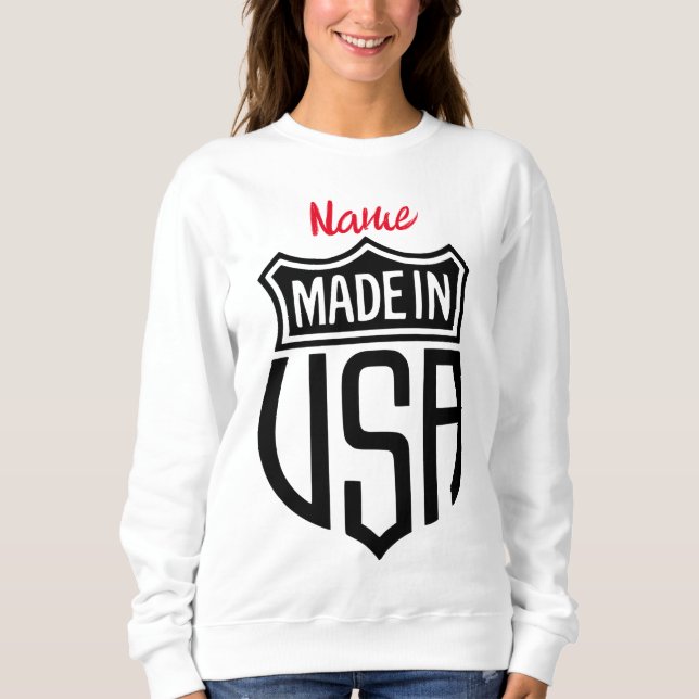Made in USA Sign Thunder_Cove Sweatshirt (Front)