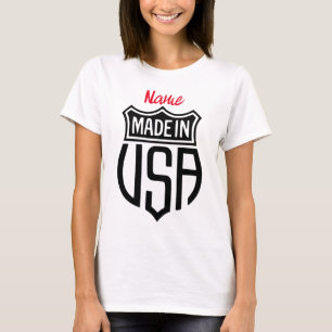 Made in USA Sign Thunder_Cove T-Shirt