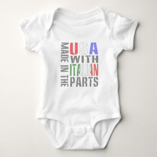 Made in USA Using Italian Parts Baby Bodysuit