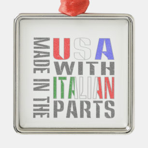 Made in USA with Italian Parts Metal Tree Decoration