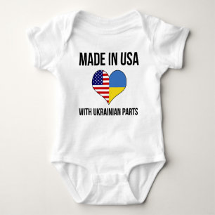 Made In USA With Ukrainian Parts Baby Bodysuit