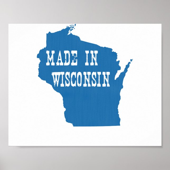 Made In Wisconsin Poster (Front)