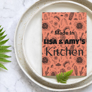 Made In [Your Name] Kitchen Recipe Card Any Colour