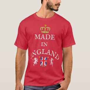 MADE N ENGLAND, WOMEN, MEN, ROYAL CROWN FLAG UNITE T-Shirt