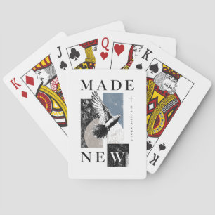 Made New 2 Corinthians 5:17 Brutalist Dove Baptism Playing Cards