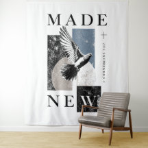 Made New 2 Corinthians 5:17 Brutalist Dove Baptism