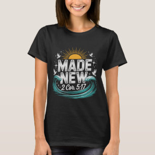 Made New Baptism Shirt Christian Shirts For Youth 