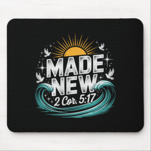 Made New Baptism Shirt Christian Shirts For Youth Mouse Pad