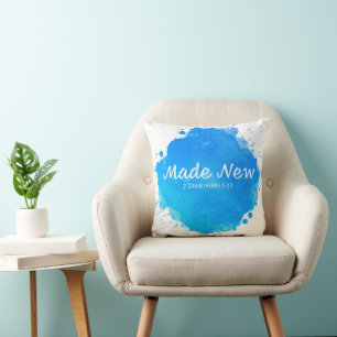 Made New Born Again Christian Faith: Water Baptism Cushion