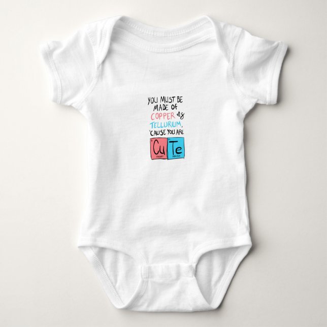 Made of Cooper Cute Baby Bodysuit (Front)