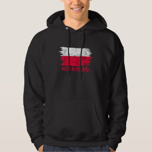 Made Poland Flag Polish Proud In Pole Hoodie