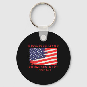 Made Promises Kept Vote Trump 2024 Key Ring