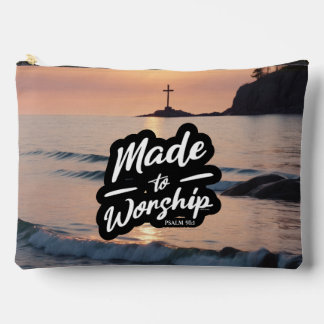 Made to Worship Psalm 95:1 Accessory Pouch
