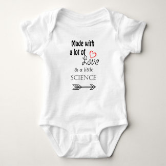 Made With Love And A Little Science Baby Bodysuit