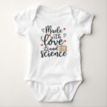 Made With Love And Science IVF Baby Baby Bodysuit<br><div class="desc">Made With Love And Science IVF Baby Clothes</div>