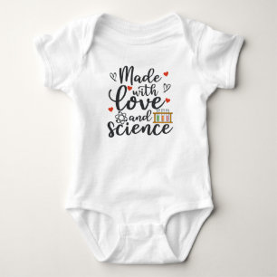 Made With Love And Science IVF Baby Bodysuit