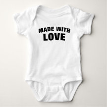 MADE WITH LOVE Baby Bodysuit